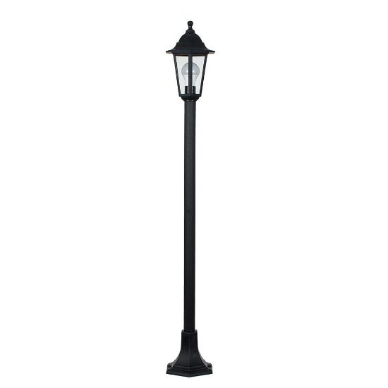 Picture of Victorian Style 1.2m Black IP44 Outdoor Garden Lamp Post Bollard Light LED Bulb