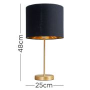 Picture of Gold Stem LED Table Lamp: Illuminating Your Bedside or Living Room with Elegance and Comfort