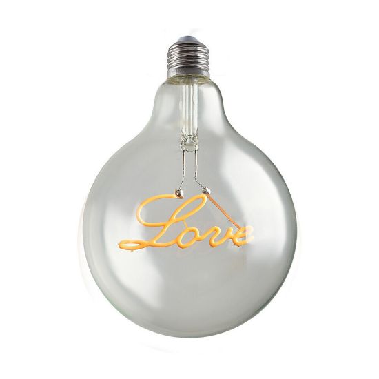 Picture of Vintage Design LED Globe Light Bulb: Illuminate with Love, 2W ES E27 Decorative Lighting