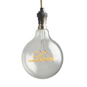 Picture of Vintage Design LED Globe Light Bulb: Illuminate with Love, 2W ES E27 Decorative Lighting