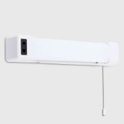 Picture of 6W LED Bathroom Shaver Socket Mirror Wall Light with Pull Cord Switch - White Finish