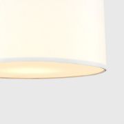 Picture of Pack of 3 Cream Ceiling Pendant Light Shades Easy Fit Living Room Lampshade Lamp