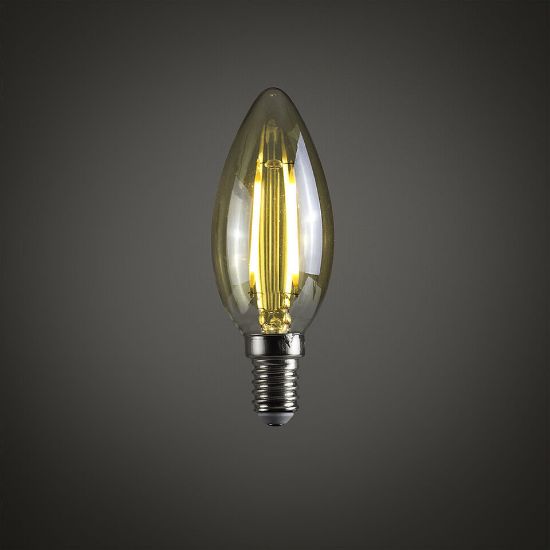 Picture of Vintage Edison Style Filament LED Light Bulb Decorative Lamp Resembling Classic Radio Valves