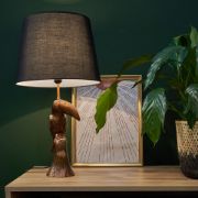 Picture of Bronze Table Lamp Toucan Bird Animal Light Lampshade LED Bulb