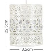 Picture of Ornate Metal Living Room Lampshade Pendant for Stylish Décor