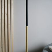 Picture of Vintage Metal Floor Lamp with Marble Base and LED Bulb