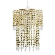 Picture of Crystal Jewel Effect Pendant Lampshade Effortless Fit for Chandeliers