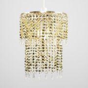 Picture of Crystal Jewel Effect Pendant Lampshade Effortless Fit for Chandeliers