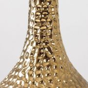 Picture of Gold Ceramic Table Lamp Base Adds Metallic Charm To Bedroom Or Living Room Lighting