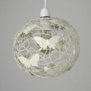 Picture of Easy Fit Ceiling Light Shade Globe Butterfly Lampshade for Living Room Lighting