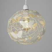 Picture of Easy Fit Ceiling Light Shade Globe Butterfly Lampshade for Living Room Lighting