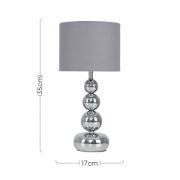 Picture of Modern LED Table Lamp Metal Ball Design, 35CM Diameter, Perfect for Bedside, Lounge