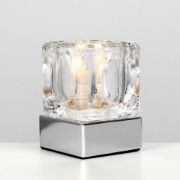 Picture of Modern Glass Ice Cube Touch Dimmer Table Lamp Bedside Bedroom Study Office Desk Light