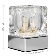 Picture of Modern Glass Ice Cube Touch Dimmer Table Lamp Bedside Bedroom Study Office Desk Light