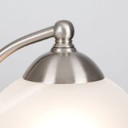 Picture of Traditional Table Lamp featuring Frosted Glass Shades And Antique Brass or Brushed Chrome Base