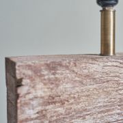 Picture of Natural Rustic Wood Table Lamp Base For Lounge Or Bedroom Setting