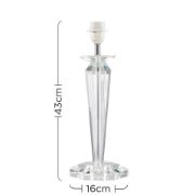 Picture of Genuine K9 Crystal Glass Clear Table Lamp Light Base Modern Home Lighting