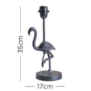 Picture of Black Metal Flamingo Design Table Lamp Base For Modern Living Room Lighting