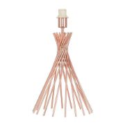 Picture of  Copper Twist Table Lamp Base Bringing Light To Living Room and Bedroom