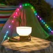 Picture of Solar Tent Light With USB Charging, RGB String Lights For Camping and Festivals