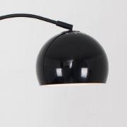 Picture of Vintage Domed Shade LED Floor Lamp in Classic Black for Living Room 