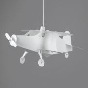 Picture of Children's White Aeroplane Lampshade Ceiling Light Shade Plastic Novelty Lights