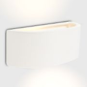 Picture of Modern White Ceramic Curved Wall Uplighted Design Living Room Lighting