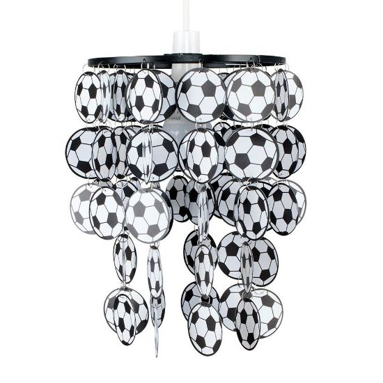 Picture of Football Drop Ceiling Light Shade: Perfect for Children's Playroom or Bedroom