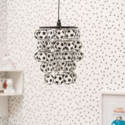 Picture of Football Drop Ceiling Light Shade: Perfect for Children's Playroom or Bedroom