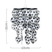 Picture of Football Drop Ceiling Light Shade: Perfect for Children's Playroom or Bedroom