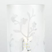 Picture of Floral Touch Table Lamp With Dimmer, Chrome Base And 19CM Glass Shade For Bedside Or Lounge