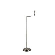 Picture of Modern Swing Arm Brushed Chrome Floor Lamp Base Standard Living Room Lighting