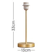 Picture of Modern Metal Stem Table Lamp Base For Bedside Or Living Room Lighting