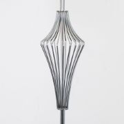 Picture of Polished Chrome Floor Lamp Base Tall Diamond Stem Standard Living Room Light