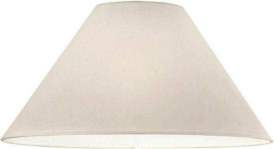 Picture of Cream Cotton Textured Fabric Coolie Lampshade for Table or Ceiling Light