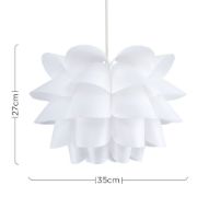 Picture of Artichoke Design Pendant Stylish White Ceiling Light Shade