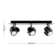 Picture of Adjustable 6-Way Ceiling Spotlight LED GU10 Bulbs for Kitchen and Lounge