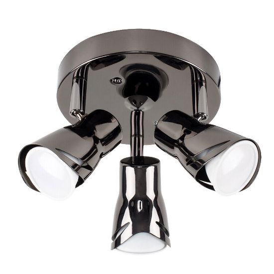 Picture of Adjustable 3-Way GU10 Ceiling Spotlight Fixture for Kitchen - LED Spotlights