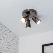 Picture of Adjustable 3-Way GU10 Ceiling Spotlight Fixture for Kitchen - LED Spotlights