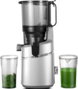 Picture of Automatic Cold Press Juicer Machines 250W Free Your Hands and 1.8L Capacity Slow Juicers, with Triple Filter, Safety Lock, Classic Silver