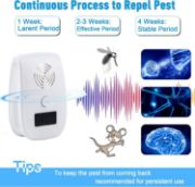 Picture of Ultrasonic Pest Repeller Plug in, 2024 Pest Control Ultrasonic Repellent, Electronic Repellant(2 Pack)