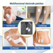 Picture of Electric Foot Massagers - Foot Massagers for Pain and Circulationn - 19 intensities and 8 Modes, Remote Control and Electrode Patches