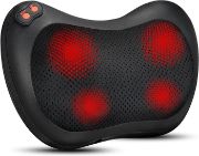 Picture of Back Neck Massager,Shiatsu Massage Pillow with Heat, Deep Tissue Kneading Massager , Massage at Home,Car