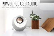 Picture of Pebble V3 Minimalistic 2.0 USB-C Desktop Speakers with USB Audio, Clear Dialog Enhancement, Bluetooth 5.0, 8W RMS with 16W Peak Power