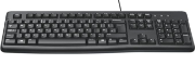 Picture of   K120 Wired Keyboard for Windows, USB Plug-and-Play, Full-Size, Spill-Resistant, Curved Space Bar, Compatible with PC, Laptop