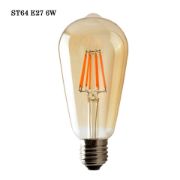 Picture of E27 Filament Light Lamp LED Vintage Edison Amber Glass Bulb Dimmble