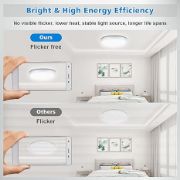 Picture of Bathroom Ceiling Light,18W 1500LM,100W Equivalent,5000K Daylight White, Waterproof IP54,Dome,Modern,Flush Ceiling Light for Kitchen, Bathroom etc