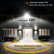 Picture of Security Lights Outdoor Motion Sensor, 50W PIR Sensor Security Light, 4200 Lumens Super Bright, Ultra Thin, Water-Resistant Flood Light 