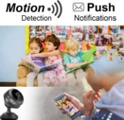 Picture of Mini Hidden Spy Camera, Wireless Camera 1080P Full HD with Audio and Video, Hidden Secret Baby Monitor Home Security Surveillance Cam with Night Vision Motion Detection