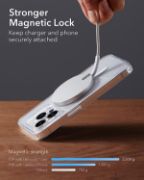 Picture of Wireless Charger for MagSafe Charger, Phone Charger, Compatible with iPhone 15/15 Plus/15 Pro/15 Pro Max/14/13/12 Series, Strong Magnetic Lock, Silver